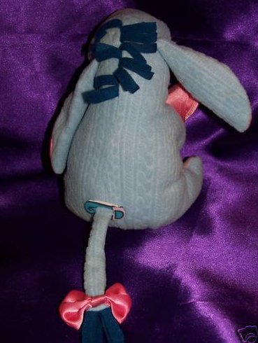 Image 1 of Eeyore w Bunny Blankie, Plush Stuffed Animal