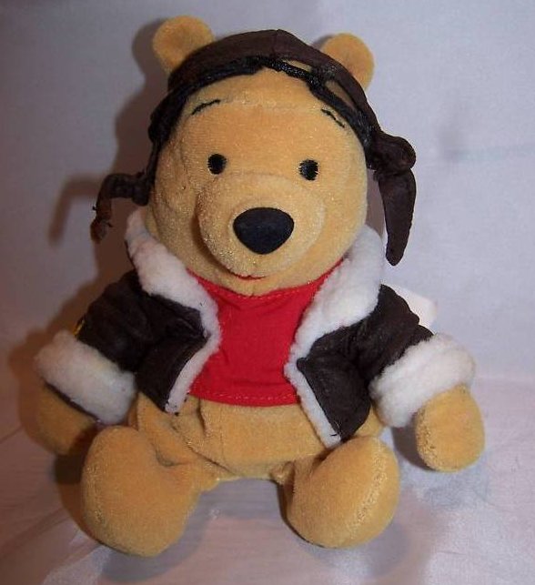 Winnie the Pooh Pilot Pooh Stuffed Plush, Disney