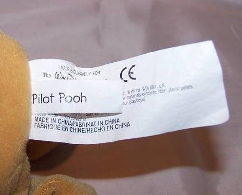 Image 5 of Winnie the Pooh Pilot Pooh Stuffed Plush, Disney