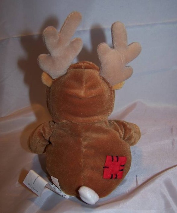 Image 2 of Winnie the Pooh, Reindeer Pooh, Stuffed Plush, Disney