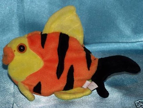 Image 0 of Tiger Fish Plush Stuffed Animal 