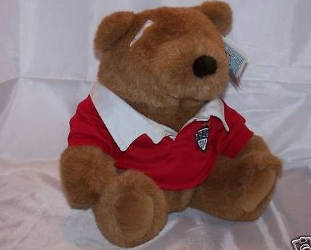 Lands End Gund Rugby Kodiak Bear Plush Stuffed, New