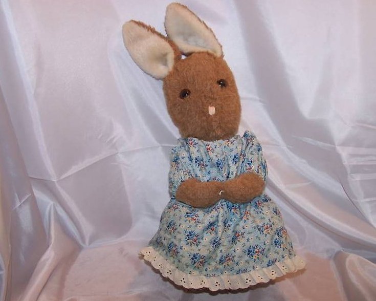 Eden Rabbit Bunny Plush Stuffed Animal, Vintage