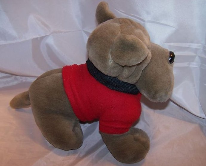 Image 3 of Dorm Pet Bulldog Soft Plush Stuffed Animal, Aeropostale