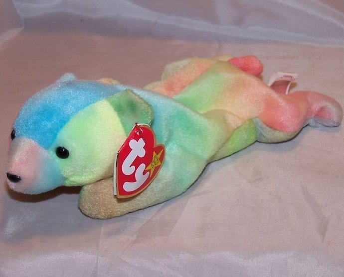 Sammy Bear, Original Ty Beanie Baby Plush Stuffed w Tag