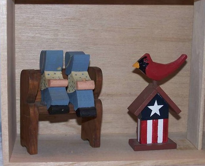 Image 4 of Miniature Collection w Display Box, 14 Curios Knick Knacks
