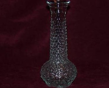 Image 1 of Clear Glass E O Brody Hobnail Round Vase