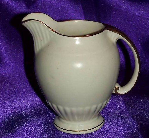 Image 0 of Crown Devon Classic Cream and Gold Pitcher, Creamer