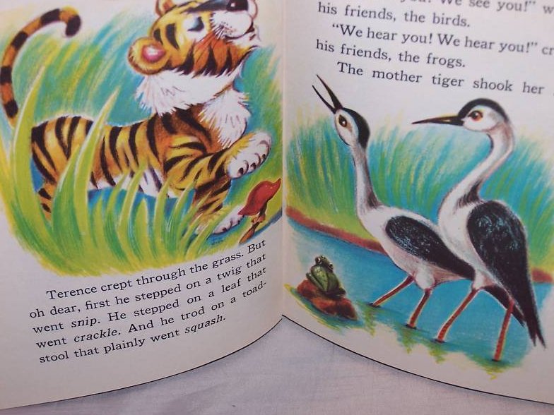 Image 4 of Little Tiger, Rand McNally Junior Elf Book 1st Edition