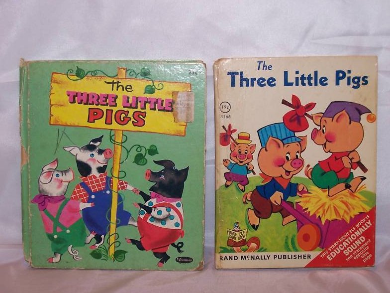 Image 0 of Three Little Pigs, First Ed, Rand McNally Elf and Whitman Book