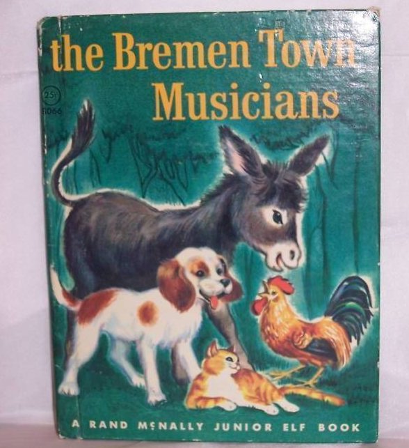 Bremen Town Musicians Rand McNally Elf Book 1st Edition