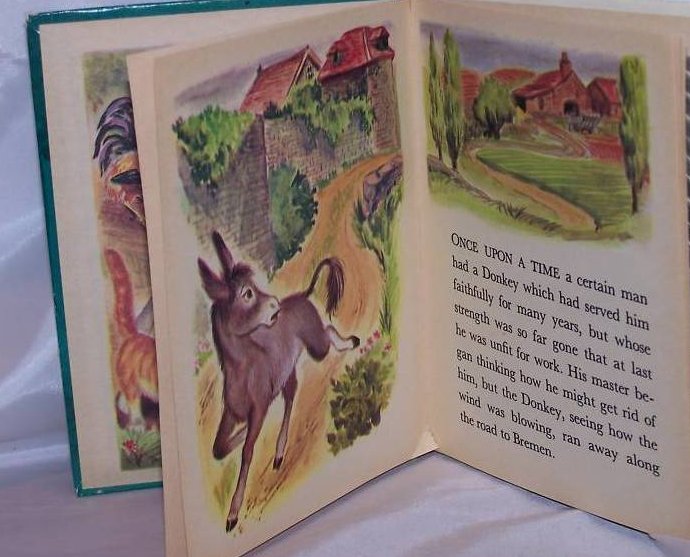 Image 2 of Bremen Town Musicians Rand McNally Elf Book 1st Edition