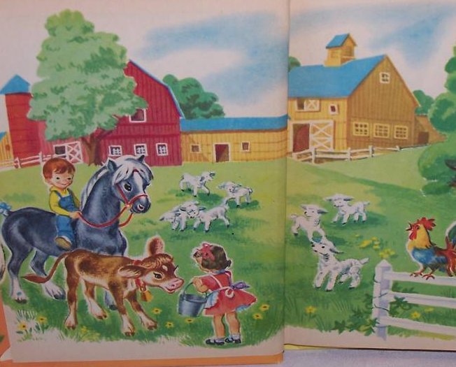 Image 2 of Farm Pets, Rand McNally Junior Elf Book First Edition
