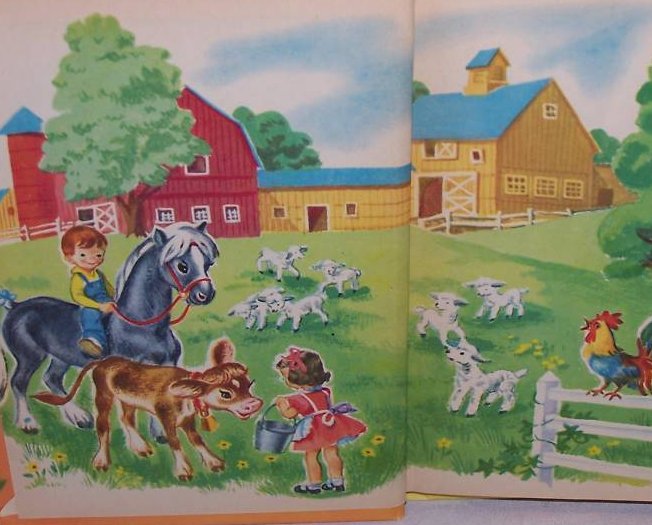 Farm Pets, Rand McNally Junior Elf Book First Edition