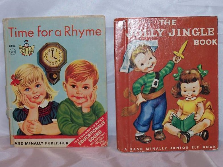 Time for a Rhyme and Jolly Jingle, 2 Rand McNally Elf Books