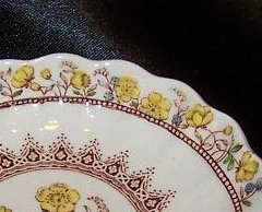 Image 1 of Buttercup, Forget Me Not Floral Butter Pat Plate, Spode