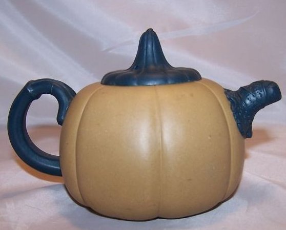 Image 2 of Pumpkin Teapot Tea Pot China