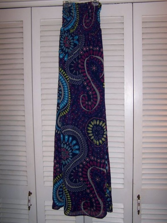 Image 1 of Strapless Dress, Jrs XS, Old Navy Purple Blue, New w Tag