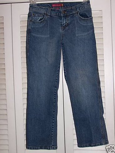 Image 1 of Juniors SZ 3 So Stretch Jeans, Great Pocket Embroidery