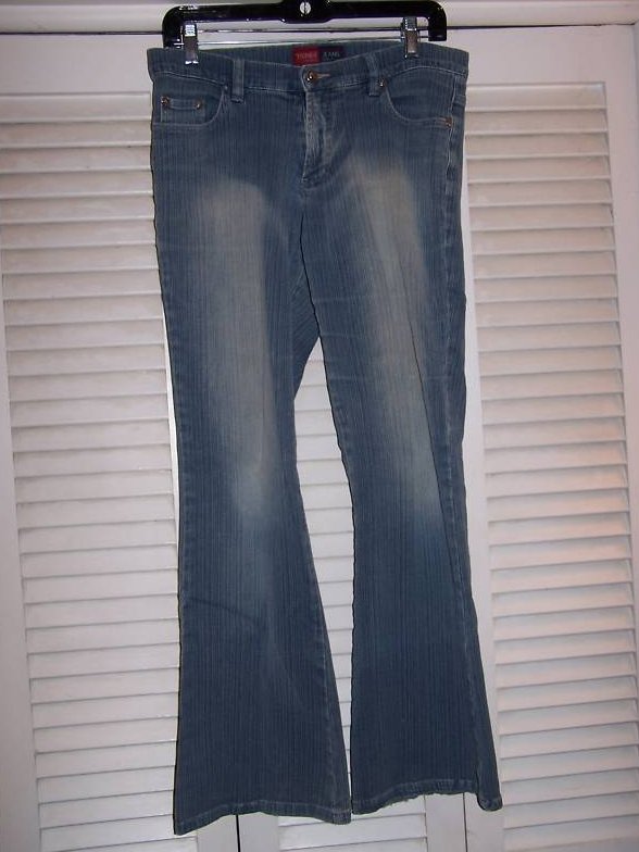SZ 5 Juniors Younique Stretch Jeans, Pocket Embroidery