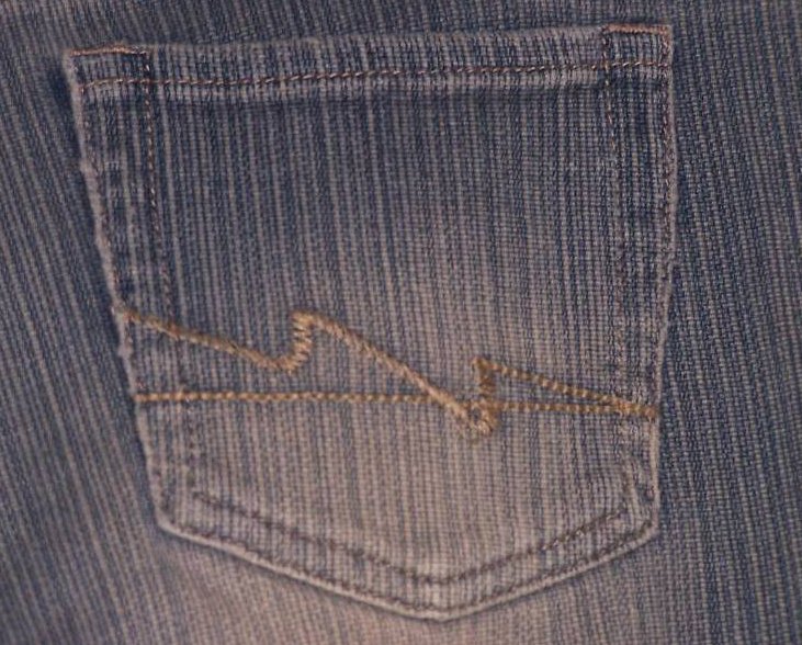 Image 2 of SZ 5 Juniors Younique Stretch Jeans, Pocket Embroidery