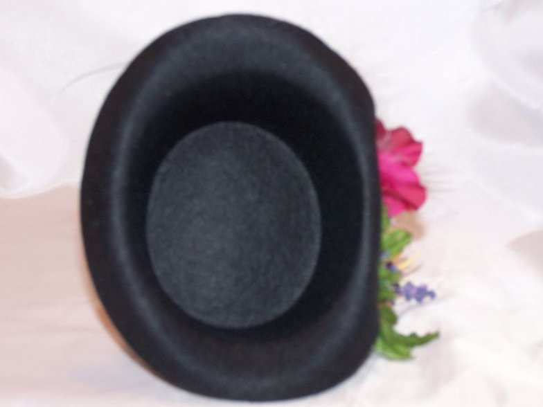 Image 3 of Great Decorated Top Hat for Dolls or Decoration