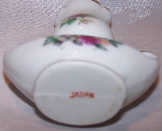 Image 2 of Lantern Vase with Painted Roses, Japan Japanese