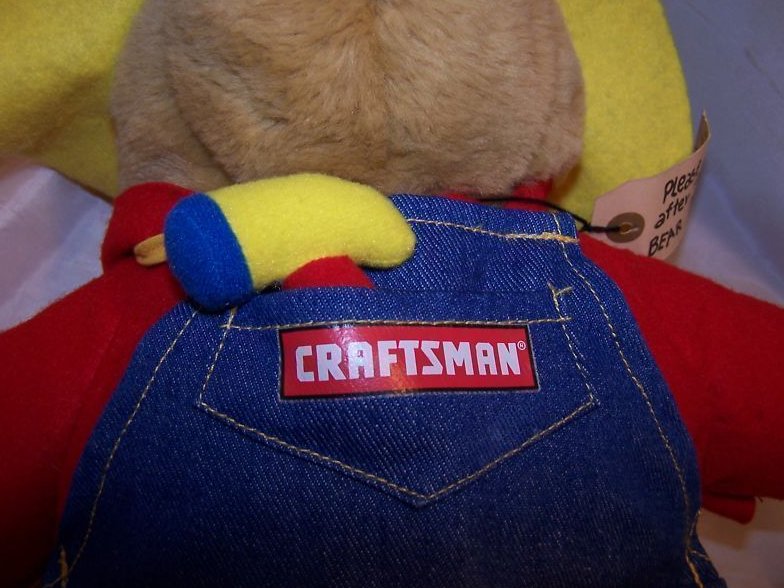 Image 1 of Sears Craftsman Paddington Bear Plush Stuffed Animal