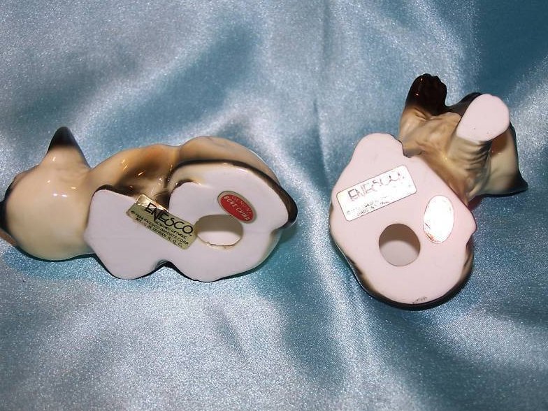 Image 1 of 2 Playful Siamese Kitten Cats, Enesco Figurine 