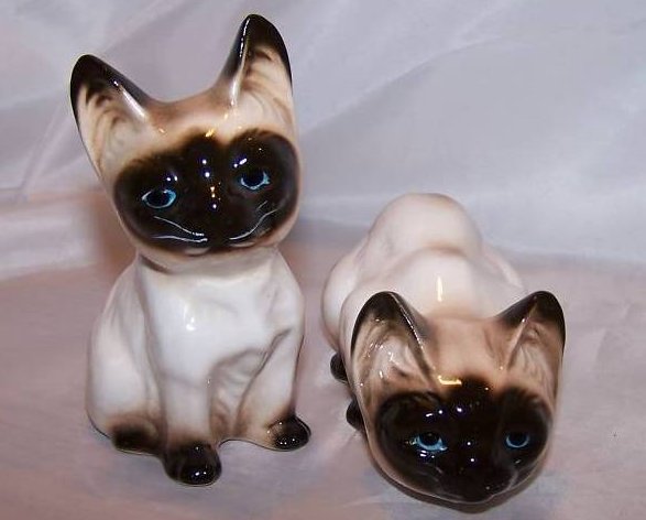 Siamese Kitten, Cat Pair, Enesco