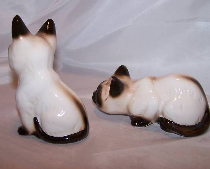 Image 3 of Siamese Kitten, Cat Pair, Enesco