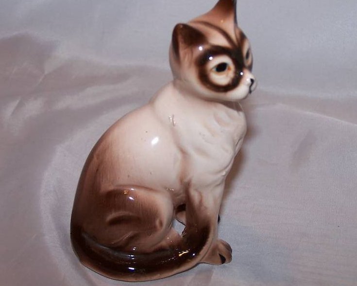 Image 4 of Siamese Cat Kitten Kitty, Ring Eyed, Figurine