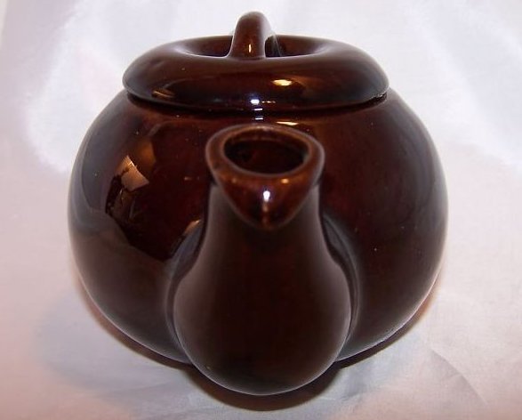 Image 3 of RCA Pottery Canada Dark Brown Glaze Teapot, Tea Pot