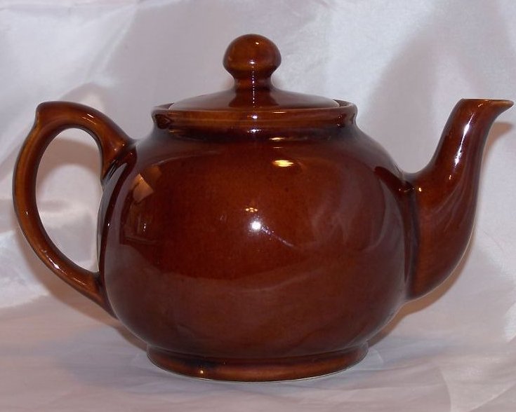 Image 2 of Medium Brown Teapot, Tea Pot, England, Almost 3 Cup Capacity