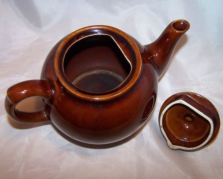 Image 4 of Medium Brown Teapot, Tea Pot, England, Almost 3 Cup Capacity