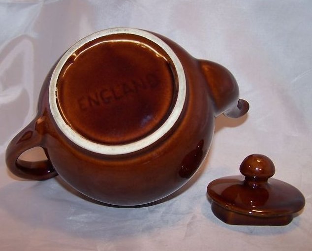 Image 5 of Medium Brown Teapot, Tea Pot, England, Almost 3 Cup Capacity