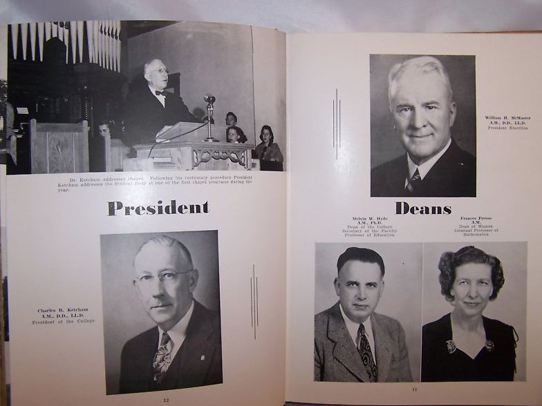 Image 4 of 1948 Mount Union College Yearbook, Alliance OH w Bonus