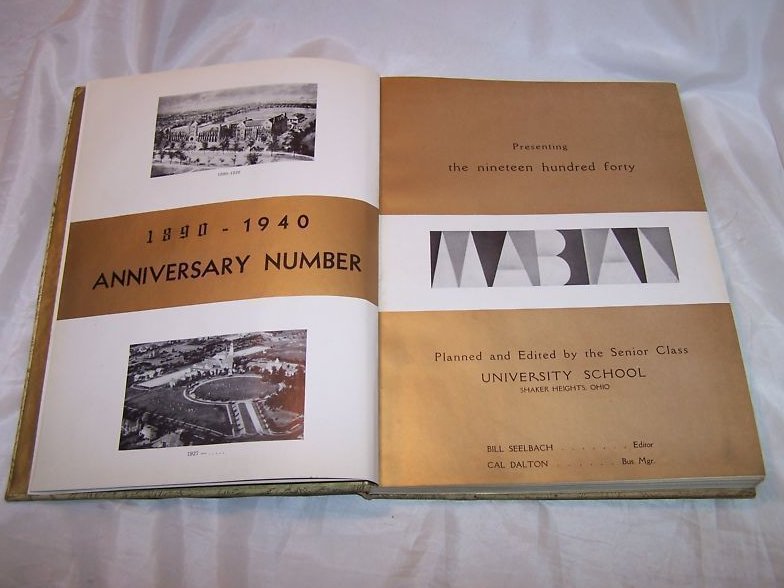 Image 2 of 50th Anniv 1940 University School, Shaker Hts Yearbook 