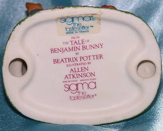 Image 1 of Beatrix Potter Tale of Benjamin Bunny Figurine by Sigma