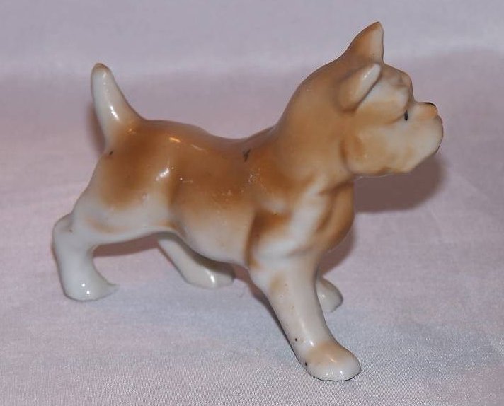 Image 1 of Boxer Dog Puppy, Vintage Japan, Brown