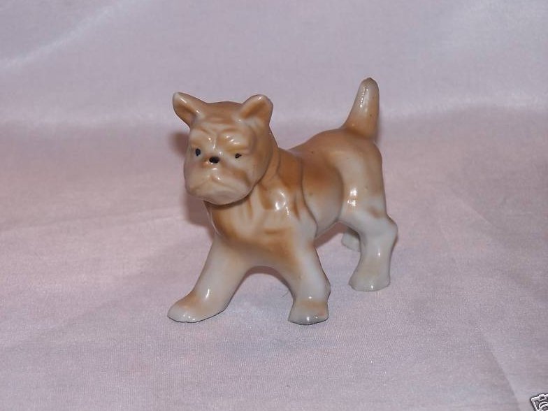 Image 2 of Boxer Dog Puppy, Vintage Japan, Brown