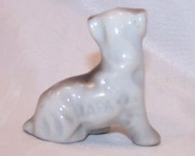 Image 3 of Dog Puppy, White and Gray, Vintage Japan Japanese