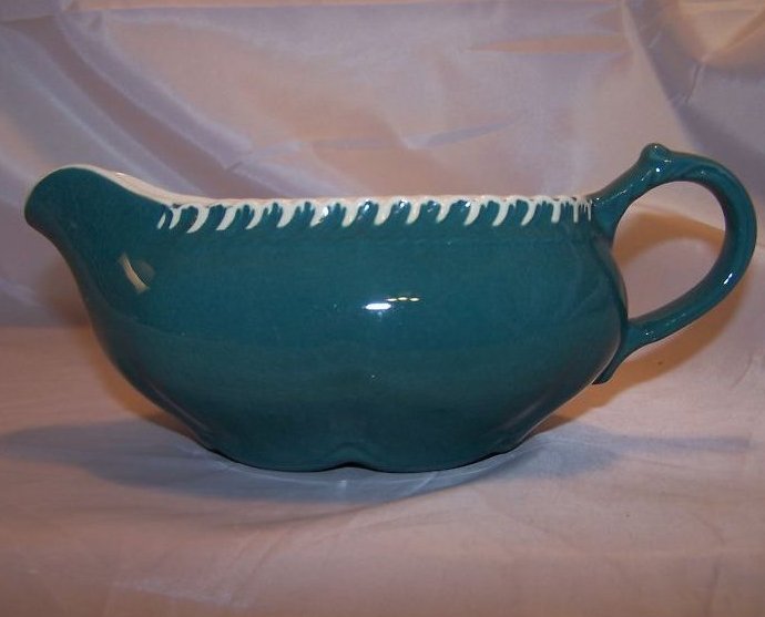 Image 0 of Harker Ware Harkerware Pottery Gravy Boat Pate sur Pate