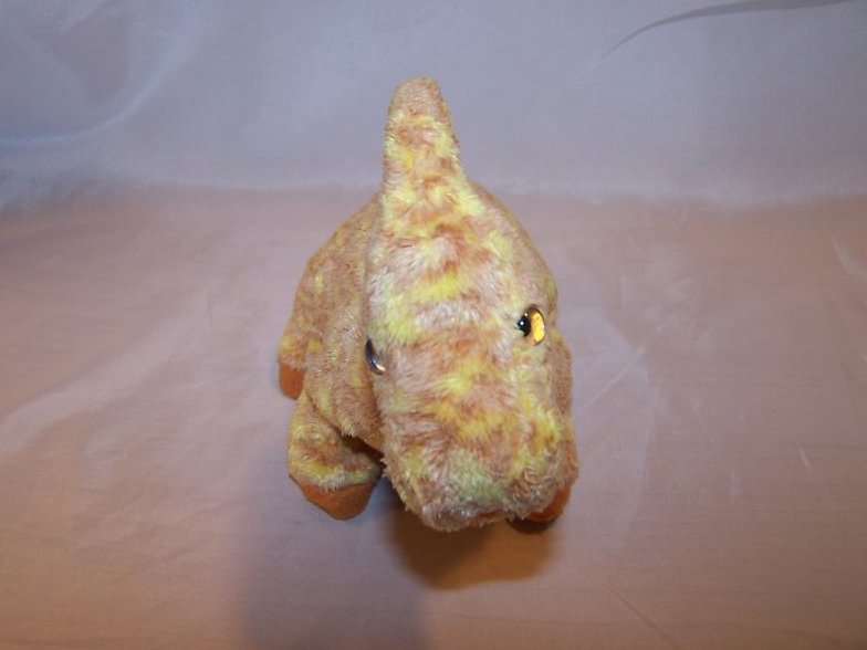 Image 2 of Tooter Spotted Dinosaur Ty Beanie Baby Plush Stuffed