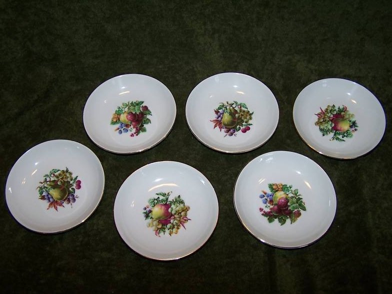 Naaman Israel Porcelain Six Dish Set, Discontinued Naa4