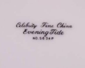 Image 1 of Celebrity Fine China Evening Tide Saucer, Japan