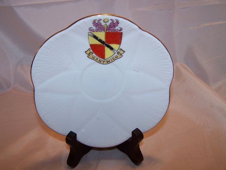 Image 2 of The Foley China Saucer w Inantwich Shield, England