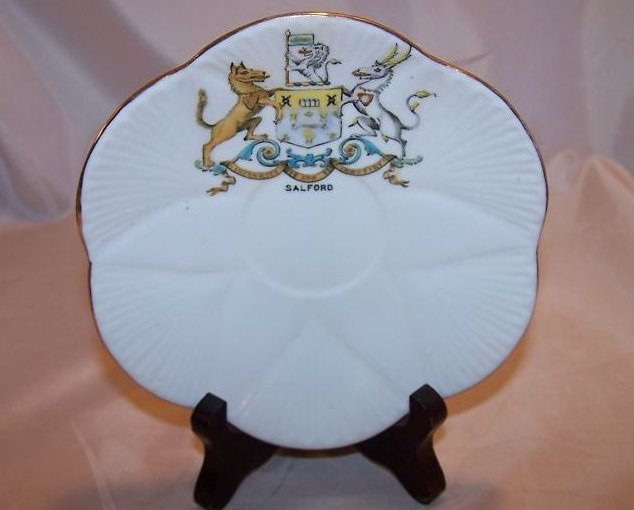 The Foley China Saucer Dish w/ Salford Shield, England