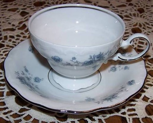 Image 1 of  Johann Haviland Rose Bavaria Saucer Teacup Cup 