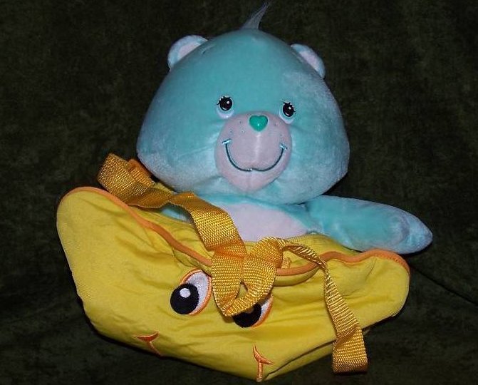 Image 2 of Backpack Wish Bear Care Bear Plush, Stuffed Animal